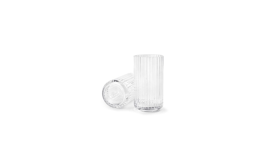 Lyngbyvasen glas 15cm clear