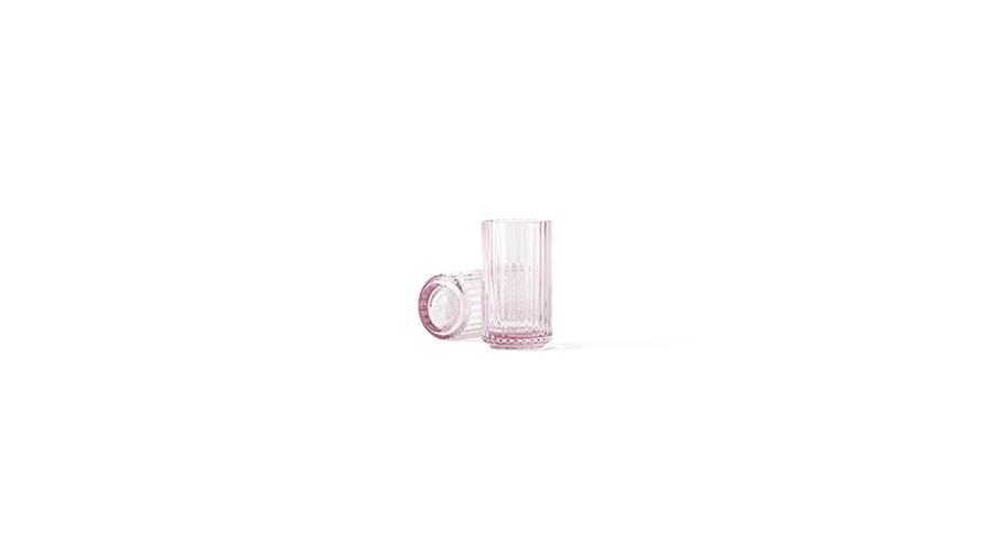 Packshot Lyngbyvasen Glas 12cm rose