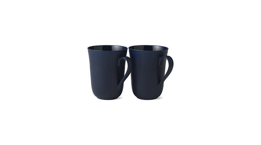 Royal Copenhagen 1016993_BLUE_FLUTED_MUG_33CL_2PC